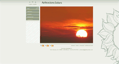 Desktop Screenshot of aplicasolars.com